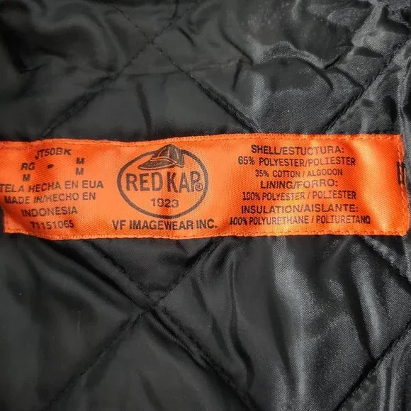 Red Kap Black Work Jacket Size M - Picture 3 of 4